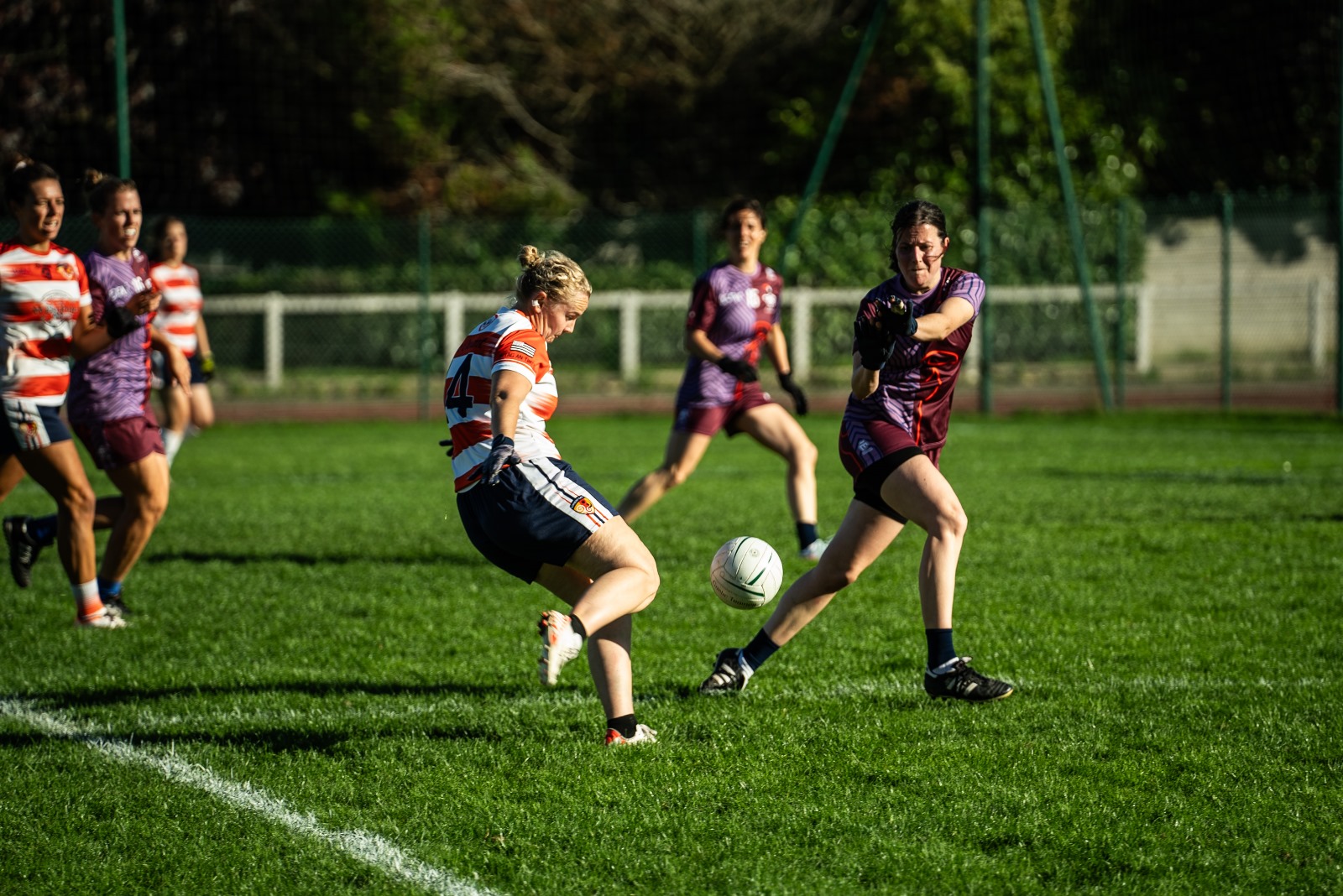 Action de jeu — football gaélique féminin
